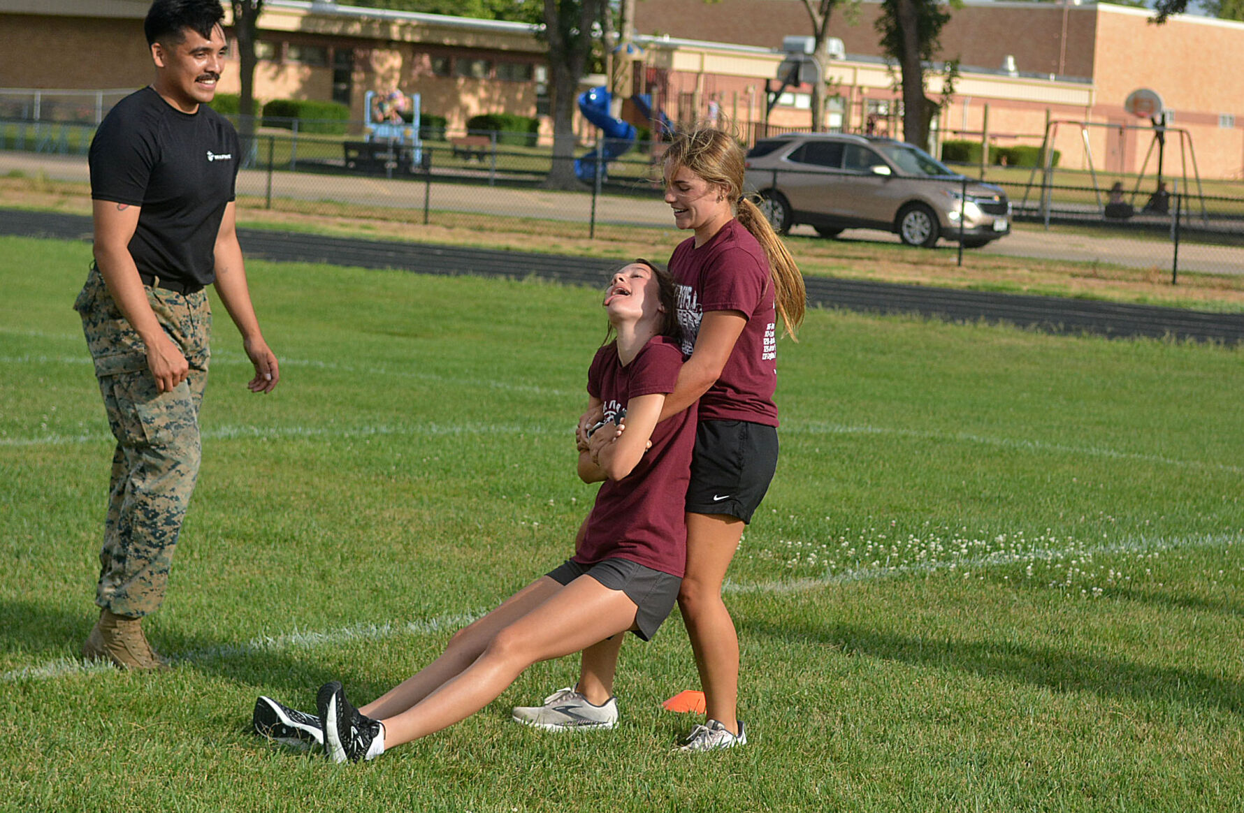 Carly Gaedeke and Abby Haynes